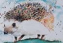 Hedgehog paintings provide lasting cheer for ‘Alibongo’