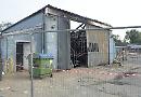 A4074 closed after fire rips through boatshed