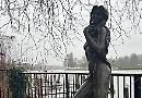 Mermaid sculpture and Christmas tree targeted by vandals