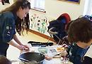 Scouts tackle cooking competition