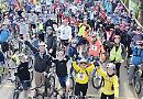 Cyclists ride into record books