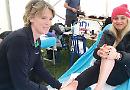 Physiotherapists filmed massaging Team GB Olympians