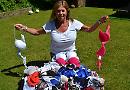 Woman collects 500 used bras for poor African girls