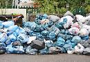 Smelly mound of trade waste at council depot