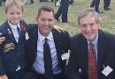 Trio pay tribute to relatives who fought in war
