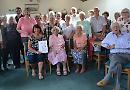 Social club manager given retirement send-off 
