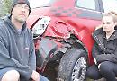 Girl's new car damaged in hit and run crash before she'd even tried driving it