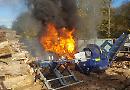 Sawmill owner counts the cost of fire which destroyed uninsured equipment