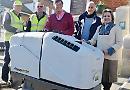 Cleaning machine put to test