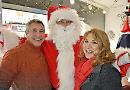 Shopfront Santa surprises children
