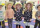 Pre-schoolers on (Easter) parade