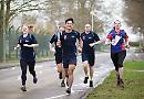 Serviceman takes part in relay to celebrate RAF centenary
