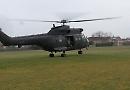 RAF helicopter lands at Langtree