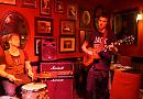 Guitar hero's son plays Stoke Row gig