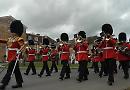 Welsh Guards parade at Woodcote school