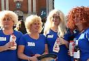 Sun shines on sixth Mayor's pancake race