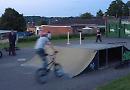 Tricks and stunts at Henley's skate park