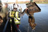 VIDEO: Mermaid statue rescued from river