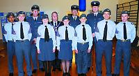 Air Cadets on parade