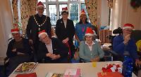 Mayor meets old friends on festive visit to care home