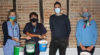 Women’s home-made face masks help raise £2,000