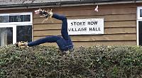 Families create scarecrow trail for school