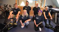 Novice rowers supported by expert for charity challenge