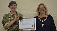 Girl, 16, who hopes to join army made Mayor’s cadet