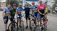 Fathers complete 130km cycle ride in Italy