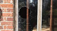 Swimming vandals smash windows at historic mill