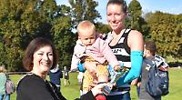New mum is first woman in half marathon for second year running