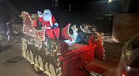 Santa’s sleigh tour raises spirits and money for charity