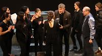 TV presenter judges school drama contest