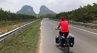 Cycling couple celebrate first year in the saddle on other side of world