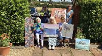 Paintings to be exhibited among plants at art show