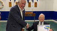 President of sea cadets retires at 90 with smile