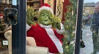 Grinch visits Christmas market