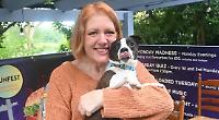 Floyd celebrates birthday with dog show and cake
