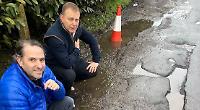 Road riddled with potholes to be fixed after criticism