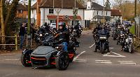 Bikers form funeral procession in honour of charity run founder