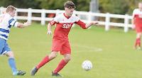 Davies' goal fires side into next round of county cup