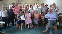 Social club manager given retirement send-off by members