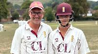 Father and son knock keeps side in title hunt