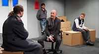 Darkly funny kidnapping four-piece has battle of ideology versus cynicism