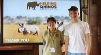 Rhino conservation expert visits school
