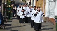 New rector introduces town procession for church’s Holy Week