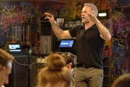 Optimistic entrepreneur who leads from front