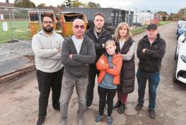 Burnham residents call for an end to construction site on their green