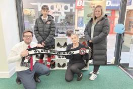 Insurance broker teams up with Maidenhead United FC for community Boot Exchange