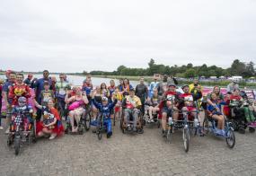 5,000 everyday superheroes take on disability triathlon at Dorney Lake